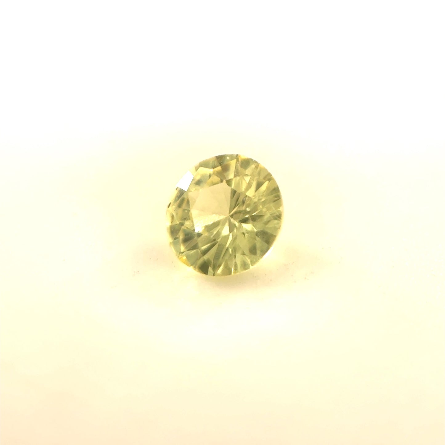 Saphir, Gelb, Rund, 0,26 ct
