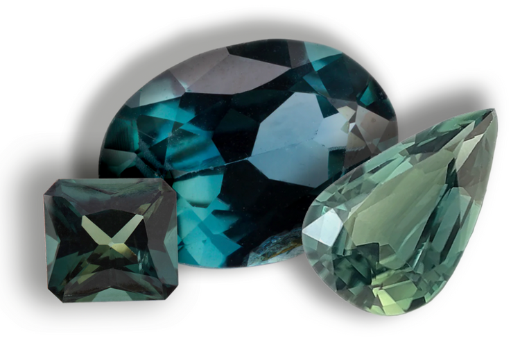 Gemstones by cut