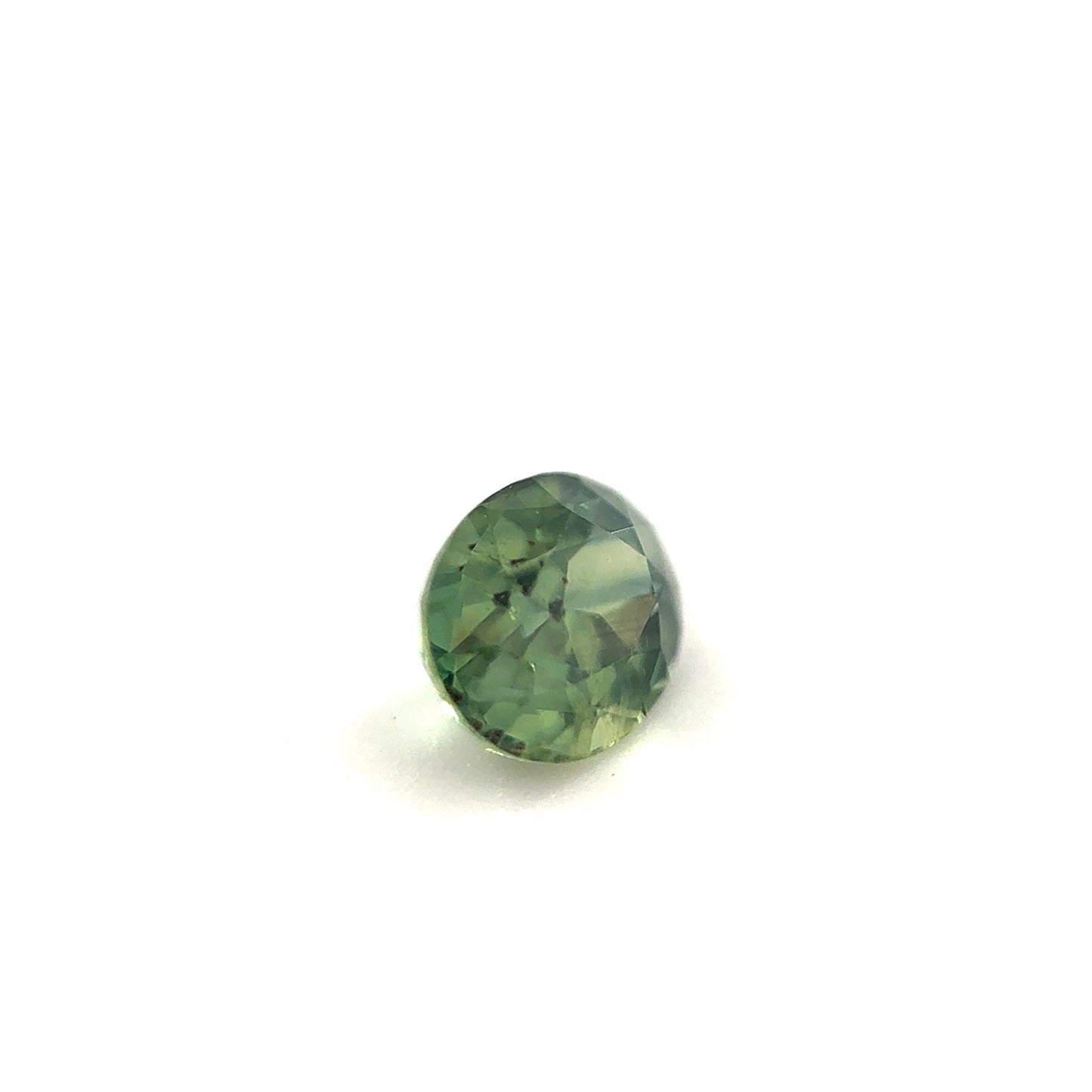 Saphir, Blau-Grün, Oval, 0,69 ct.
