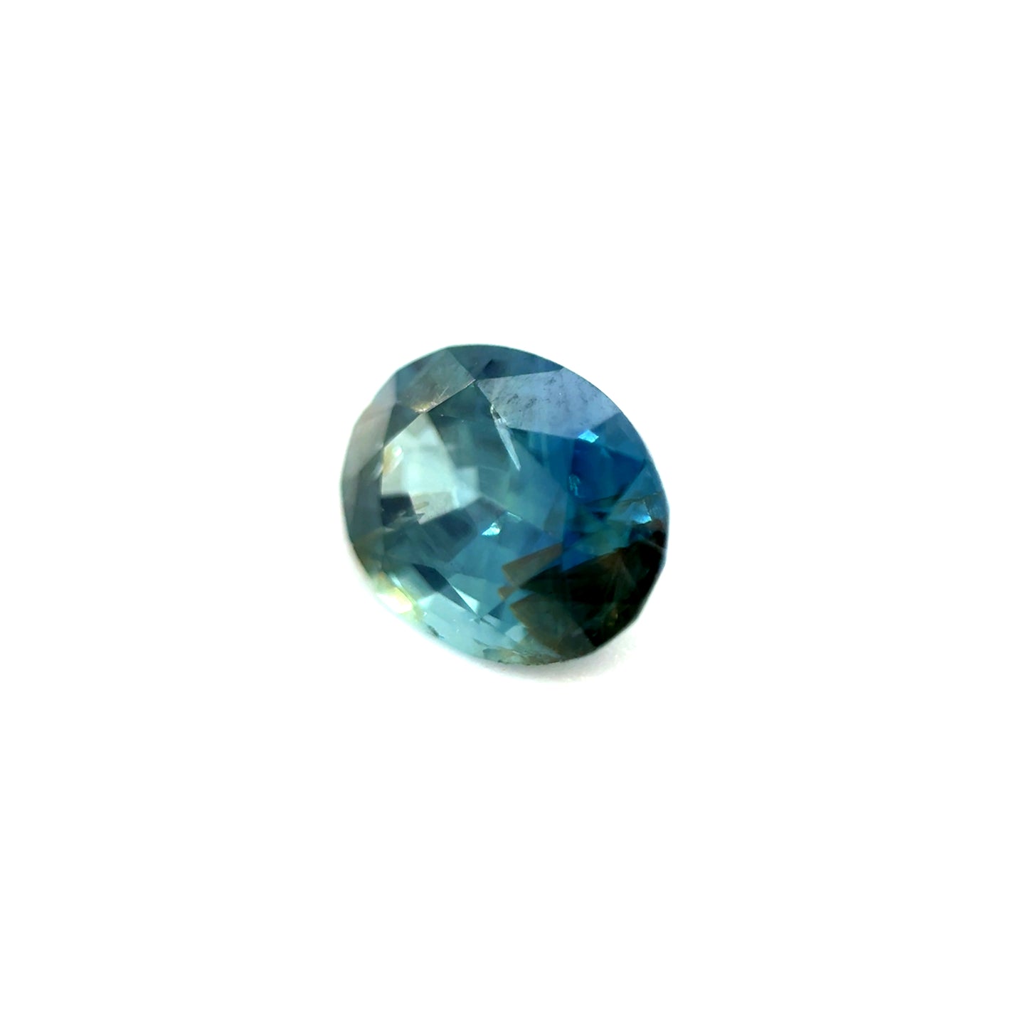 Saphir, Petrol-Braun, Oval, 1,26 ct.