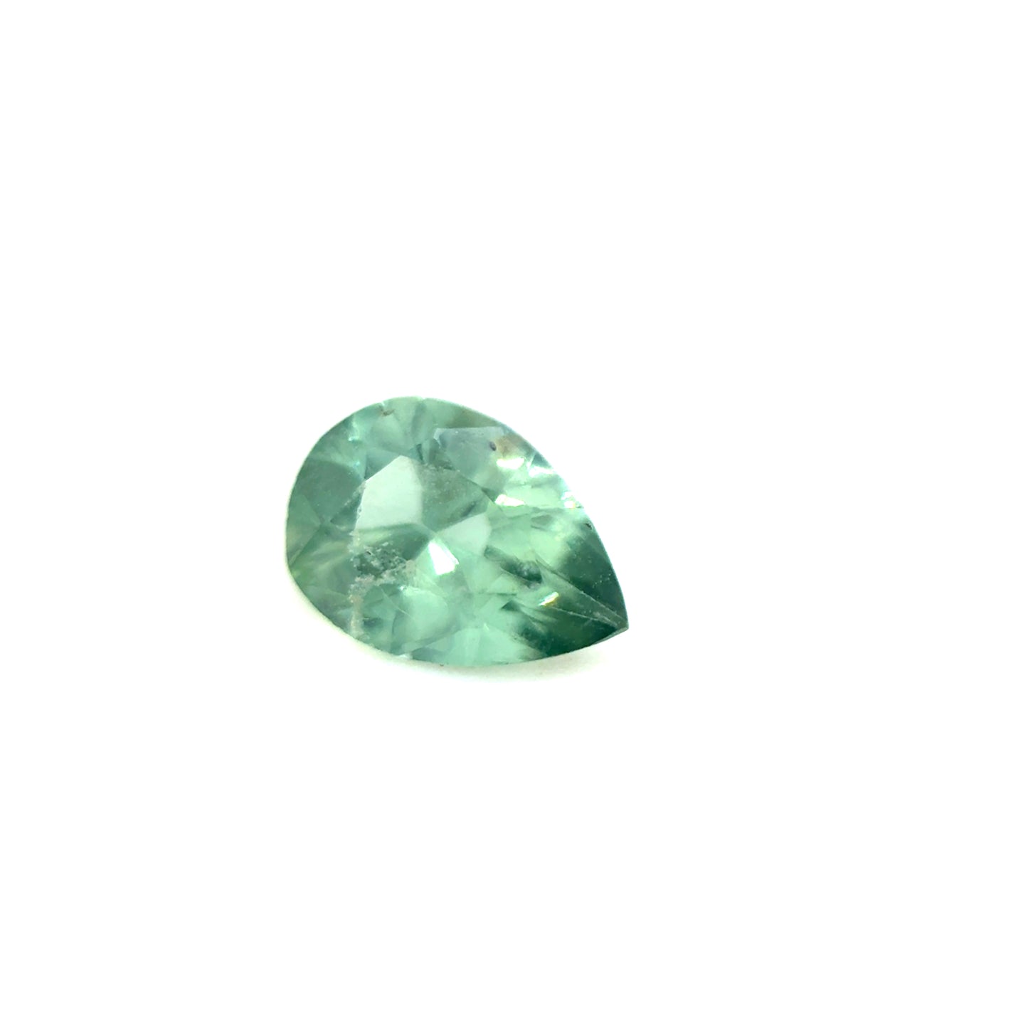 Saphir, Grau-Grün, Tropfen, 0,47 ct.