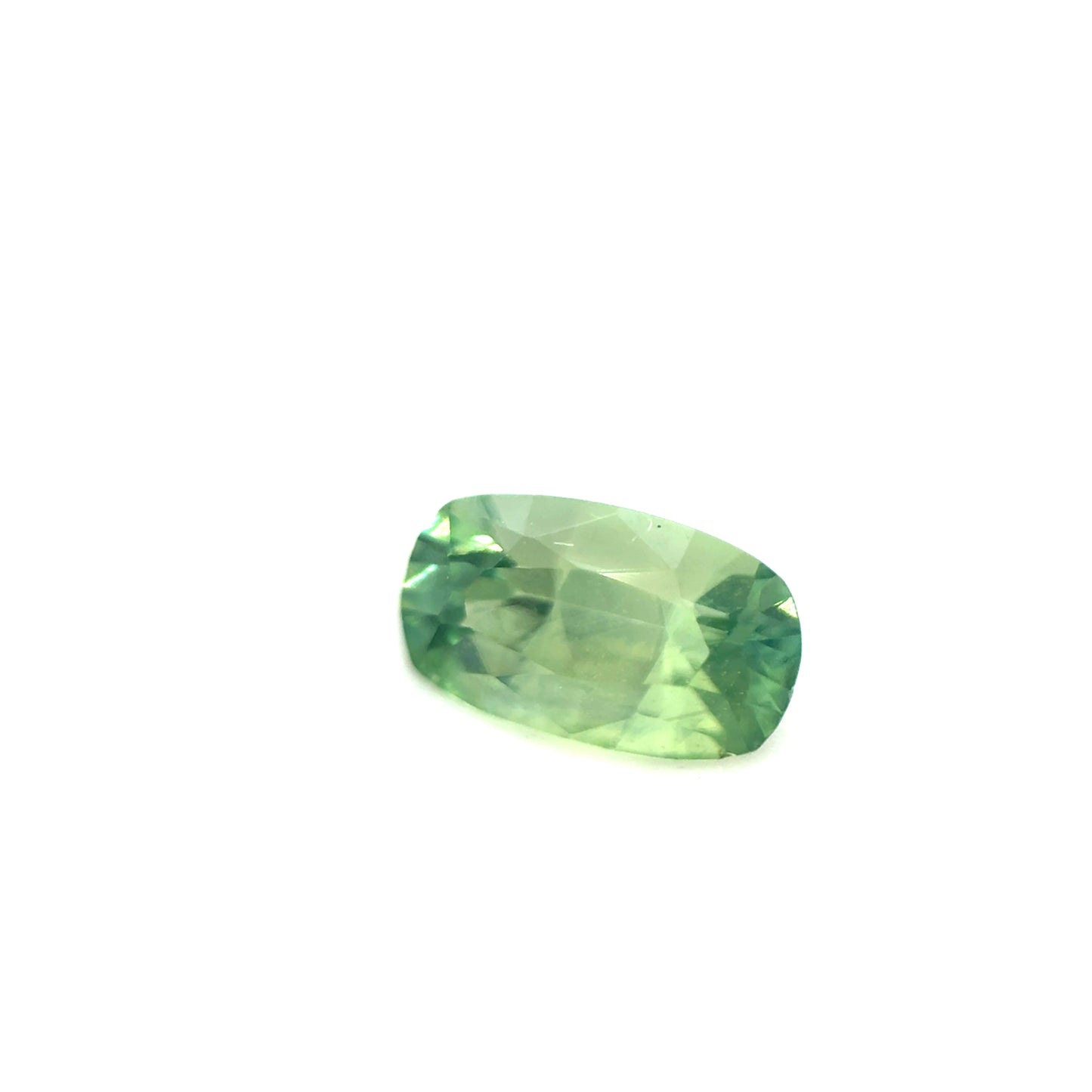 Saphir, Bicolor, Kissen, 0,67 ct.