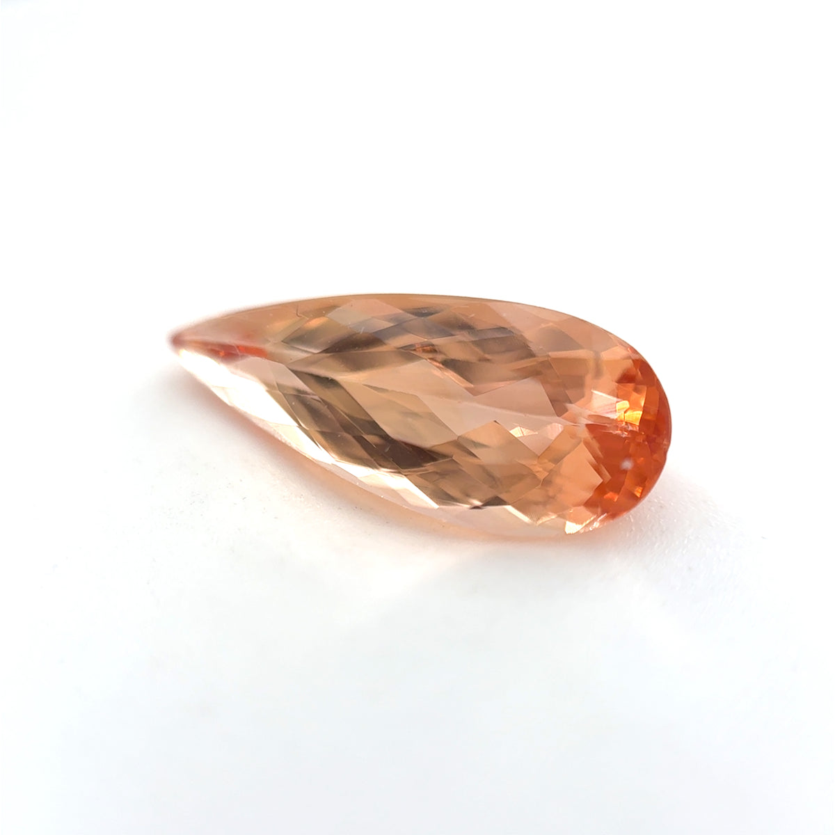 Imperial Topas, Orange, Tropfen, 2,68ct