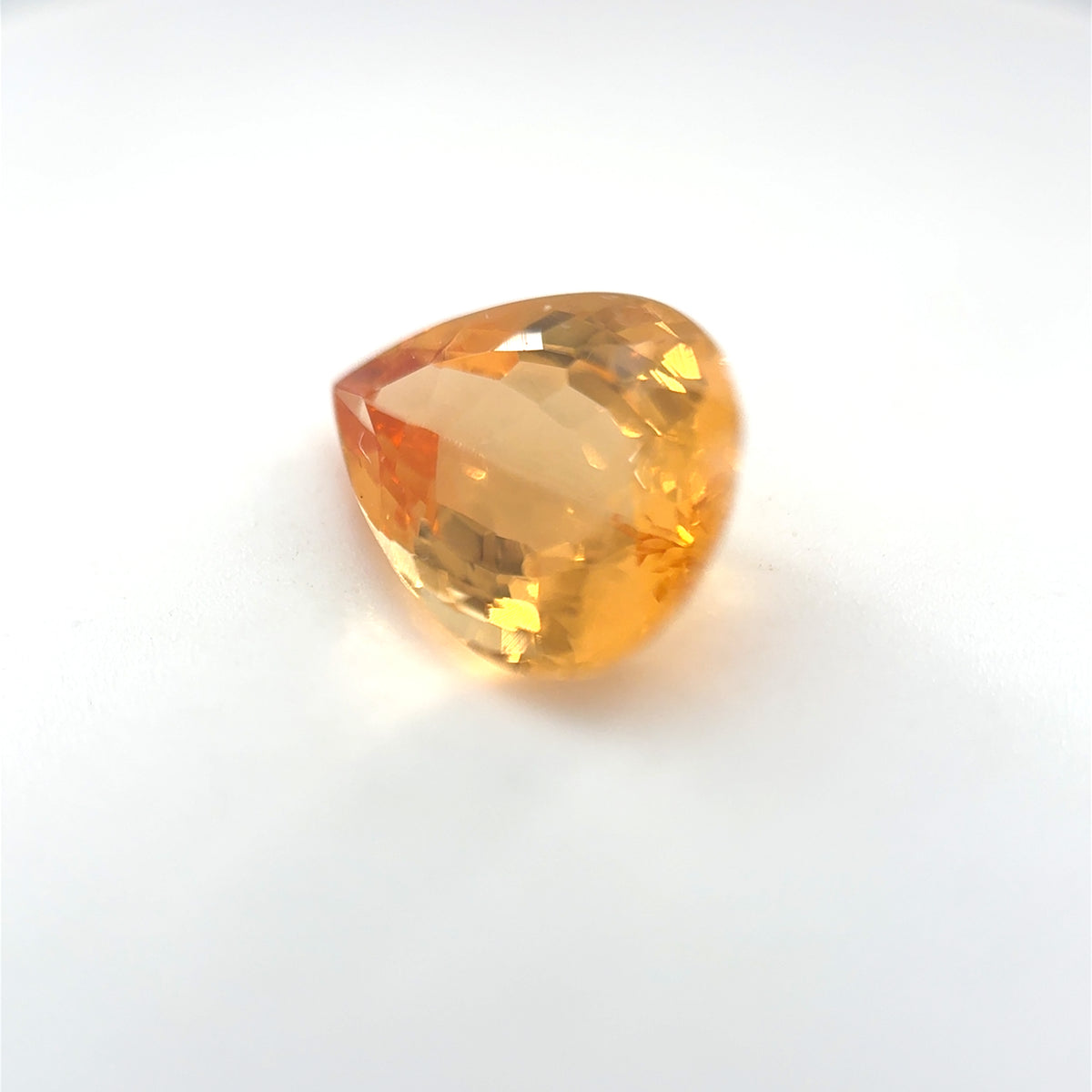 Imperial Topas, Orange, Tropfen, 3,46ct