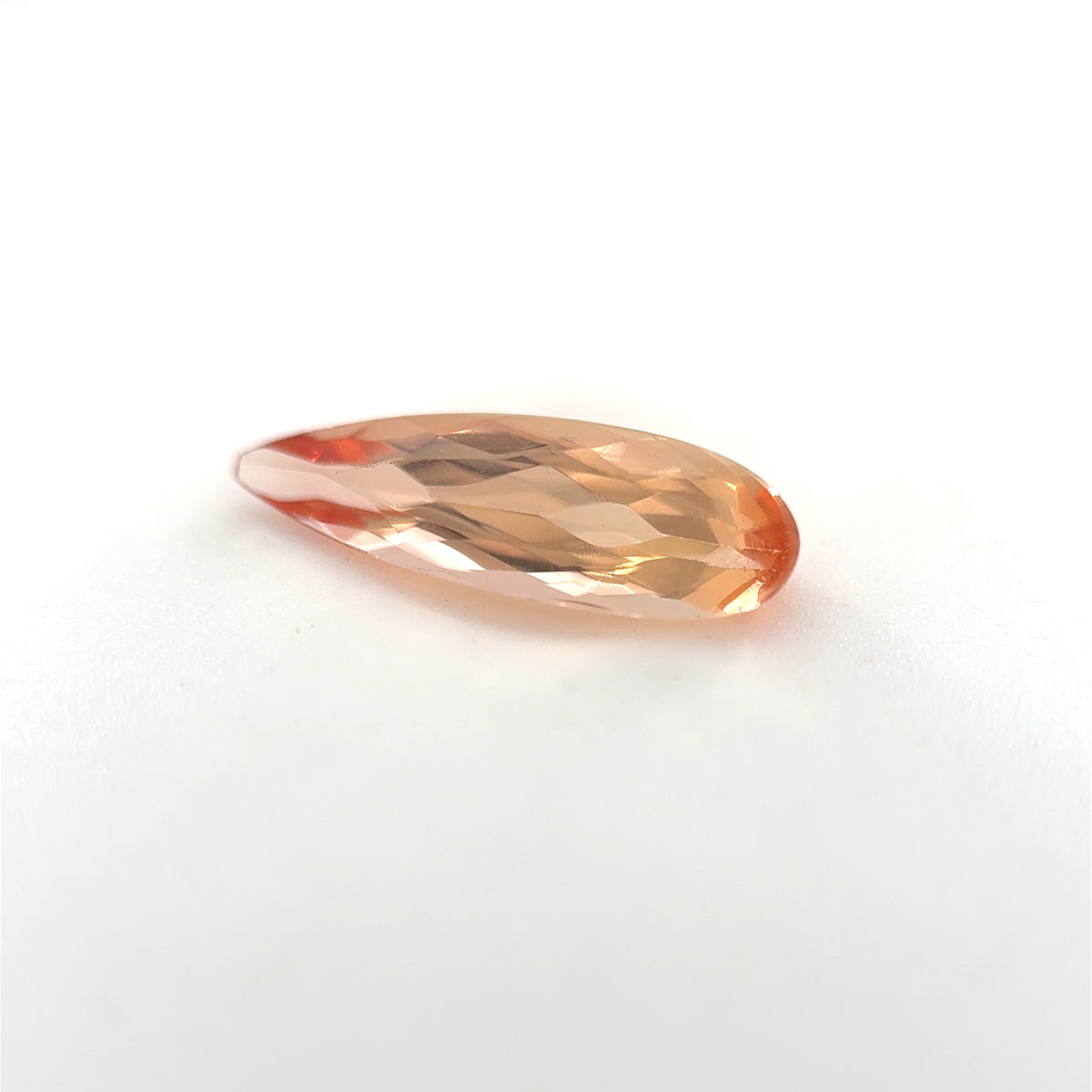 Imperial Topas, Orange, Tropfen, 1,35ct