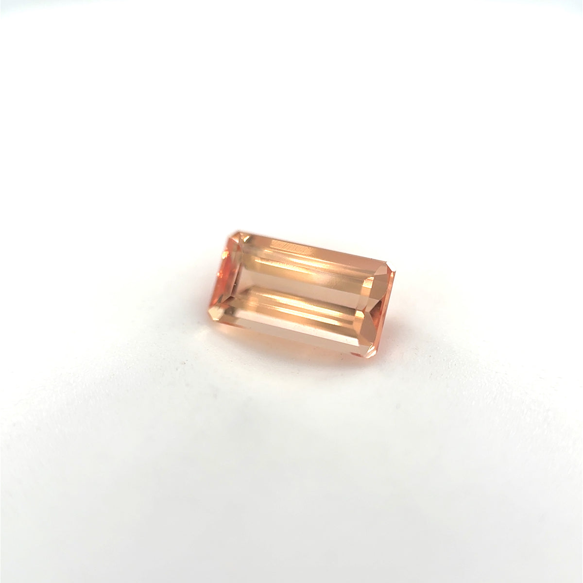 Turmalin, Orange, Emerald cut, 1,00ct