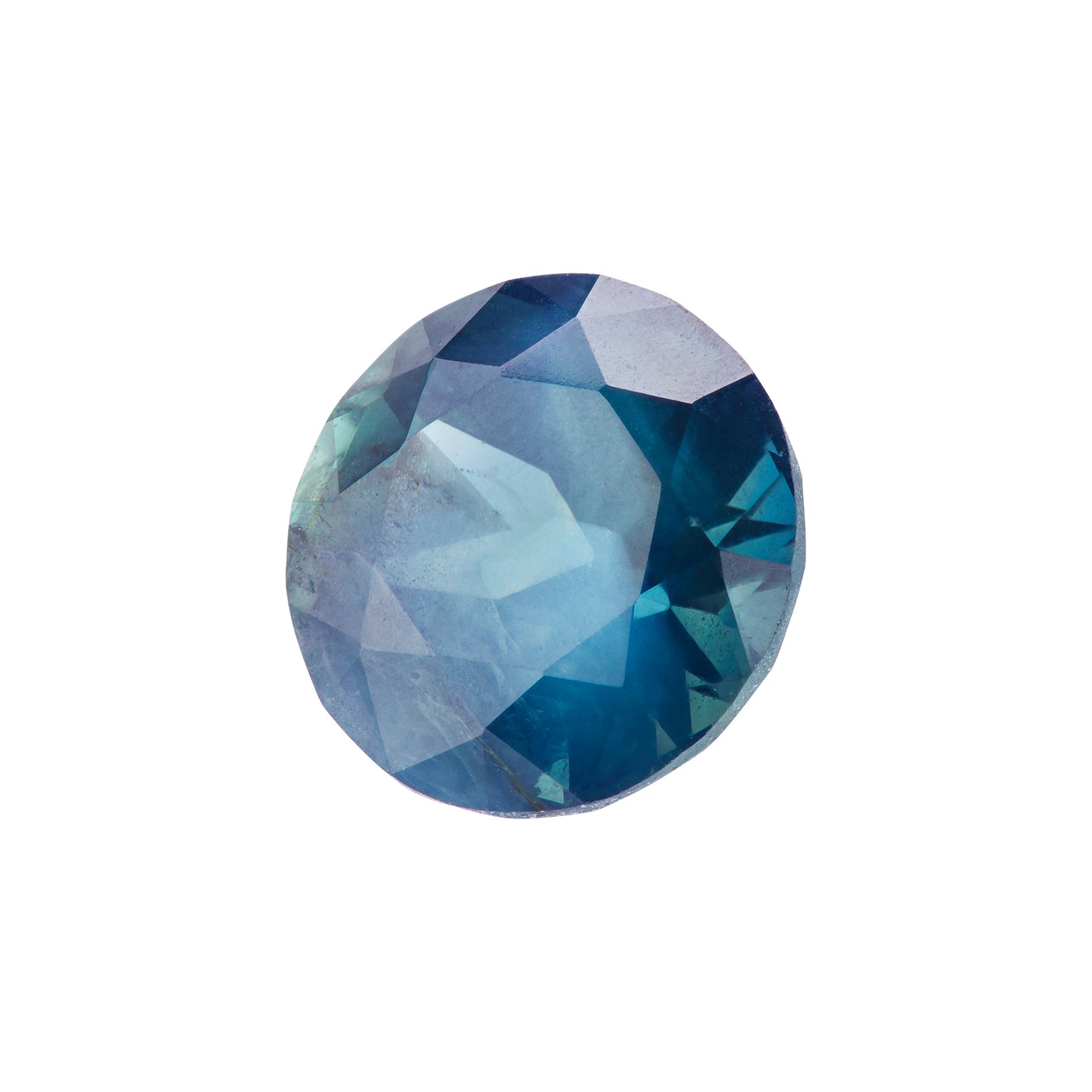 Saphir, Grün, Rund, 1,15 ct.