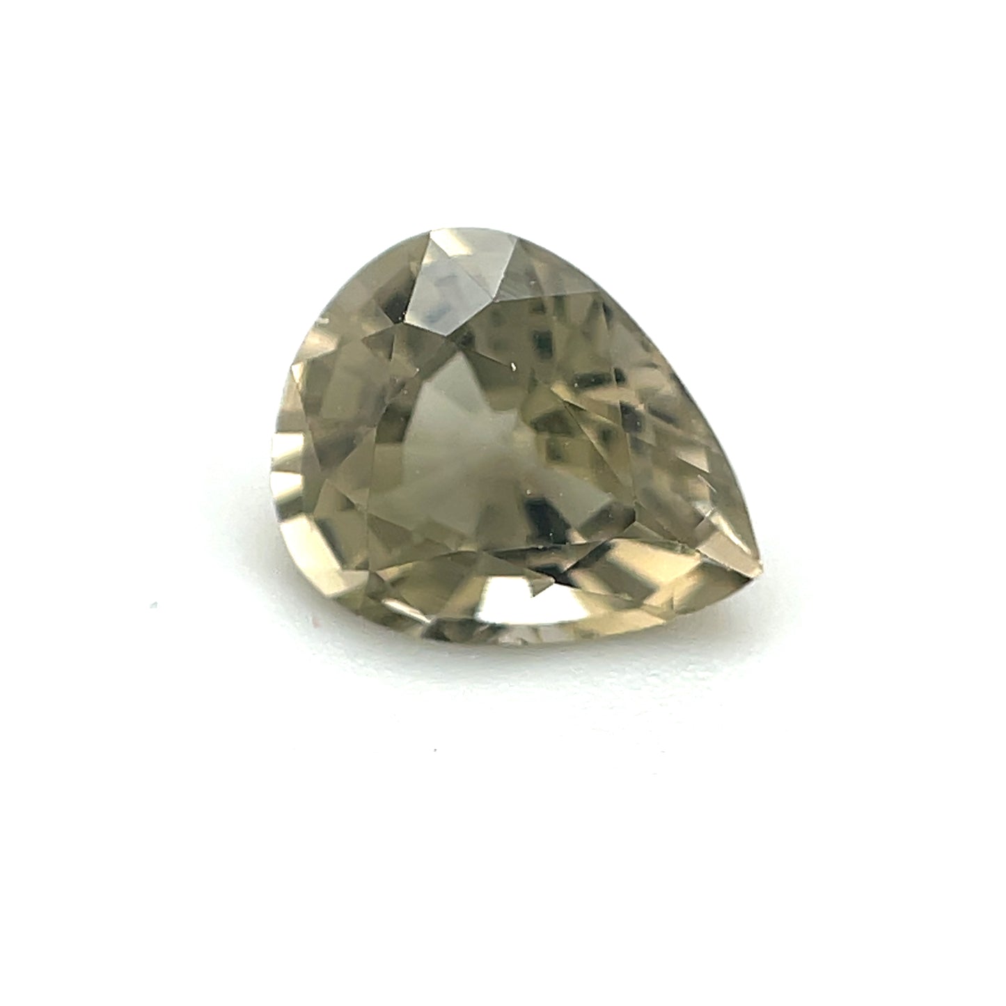 Saphir, Pastell, Tropfen, 1,20 ct., 7,8x6,3 mm