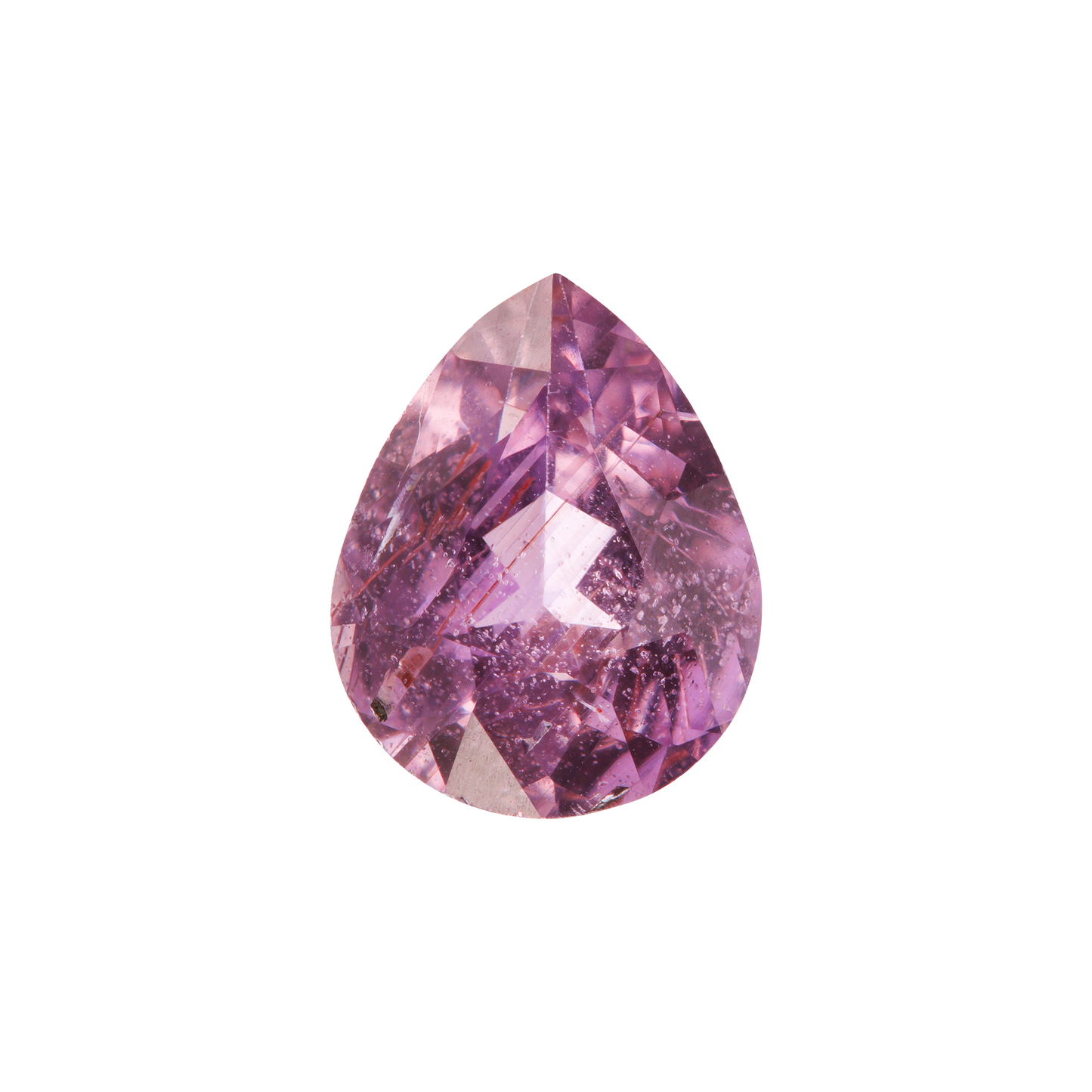 Saphir, Violett, Tropfen, 0,85 ct., 6,7x5,3 mm
