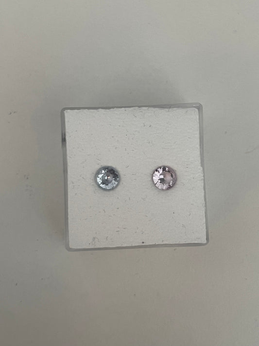 Saphir, Pastell, Rund, 0,40 ct., 4,4-4,5 mm