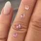Saphir, Pink, Rund, 0,35 ct.