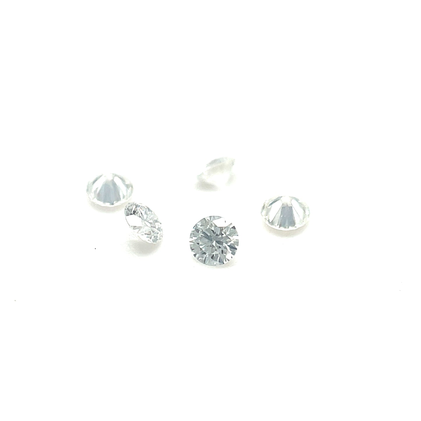 Diamant, Weiß, Rund, ca. 0,03 ct., 2,0 mm