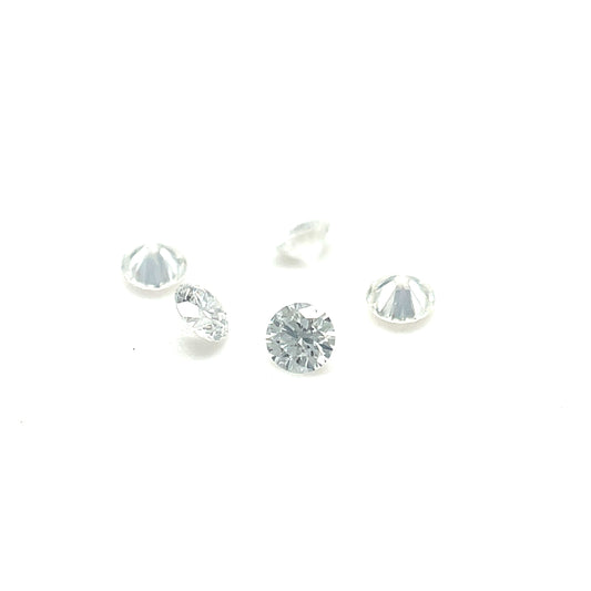 Diamant, Weiß, Rund, ca. 0,025 ct., 1,8 mm