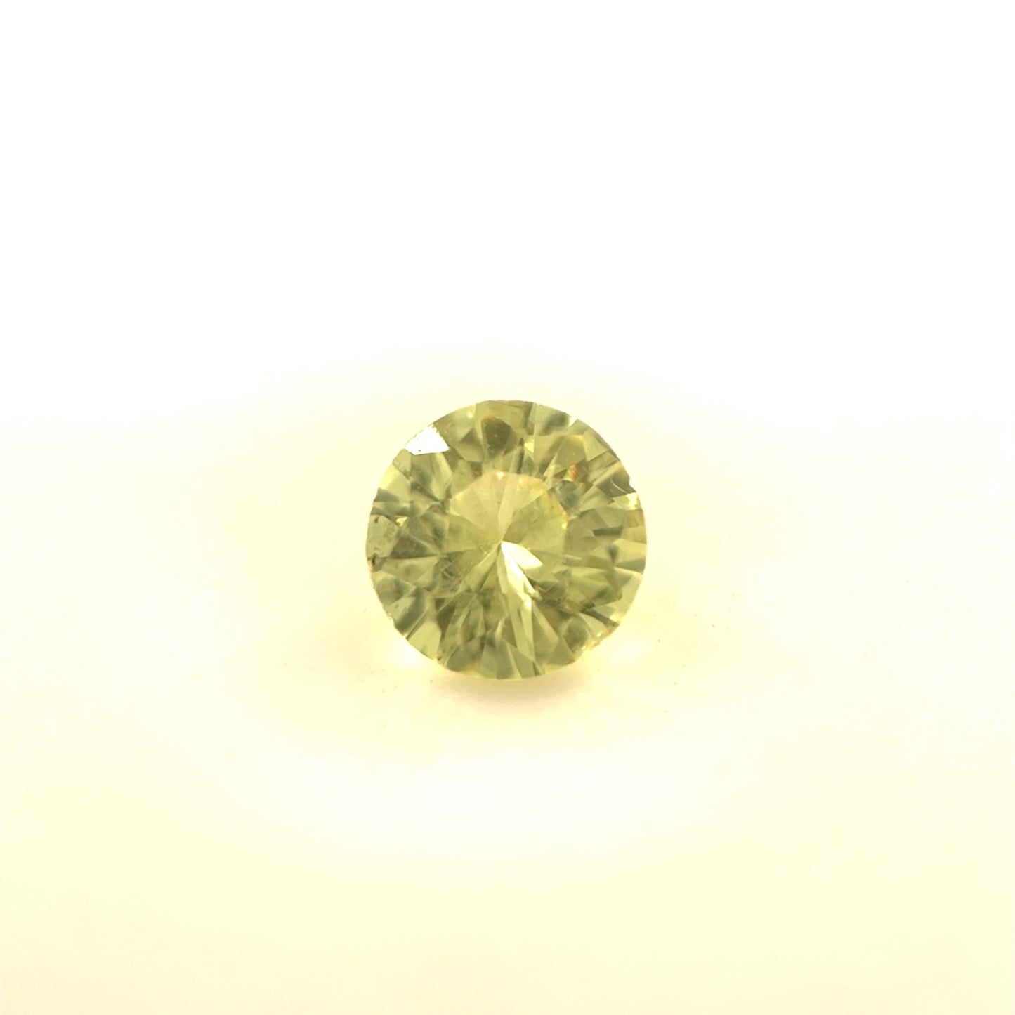 Saphir, Gelb, Rund, 0,26 ct
