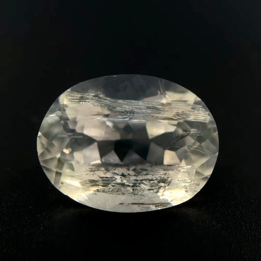 Rainbow Moonstone, Weiß, Oval, 3,98 ct