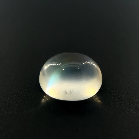 Rainbow Moonstone, Weiß, Oval, Cabochon, 3,13 ct