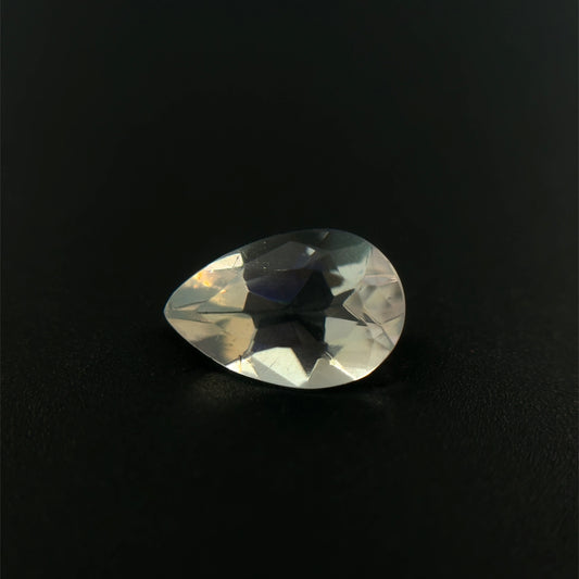 Rainbow Moonstone, Weiß, Tropfen, 1,07 ct
