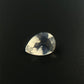 Rainbow Moonstone, Weiß, Tropfen, 0,84 ct