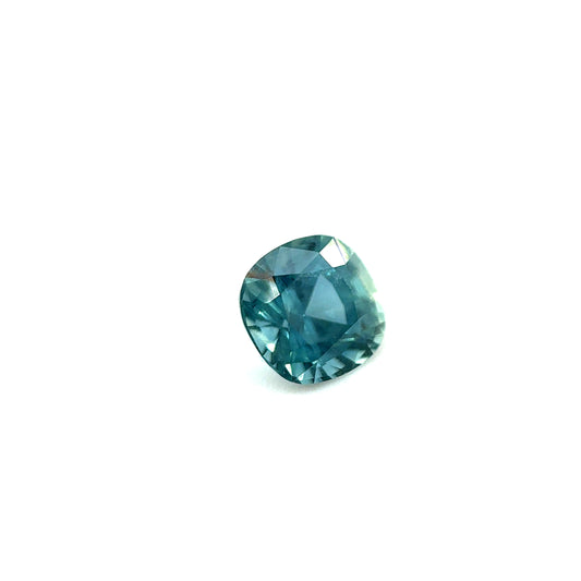 Saphir, Petrol, Kissen, 0,78 ct.