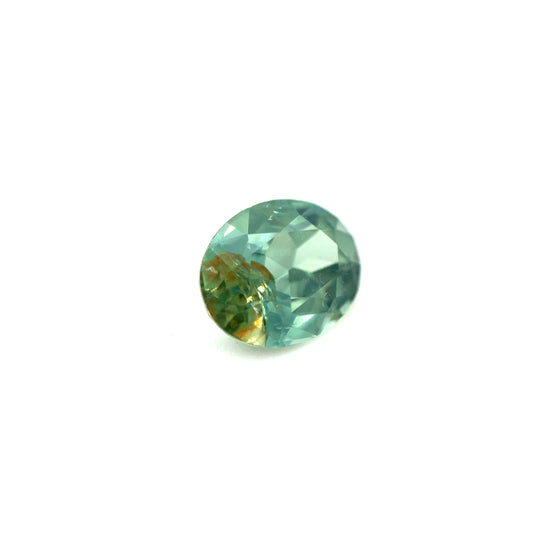 Saphir, Grün-Petrol, Oval, 0,71 ct.
