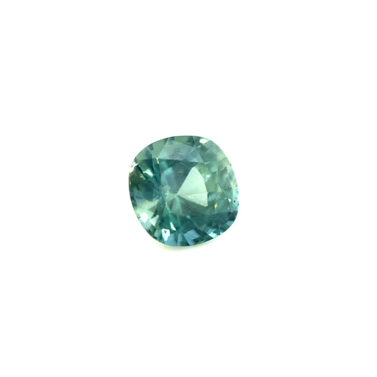 Saphir, Petrol, Kissen, 0,95 ct.