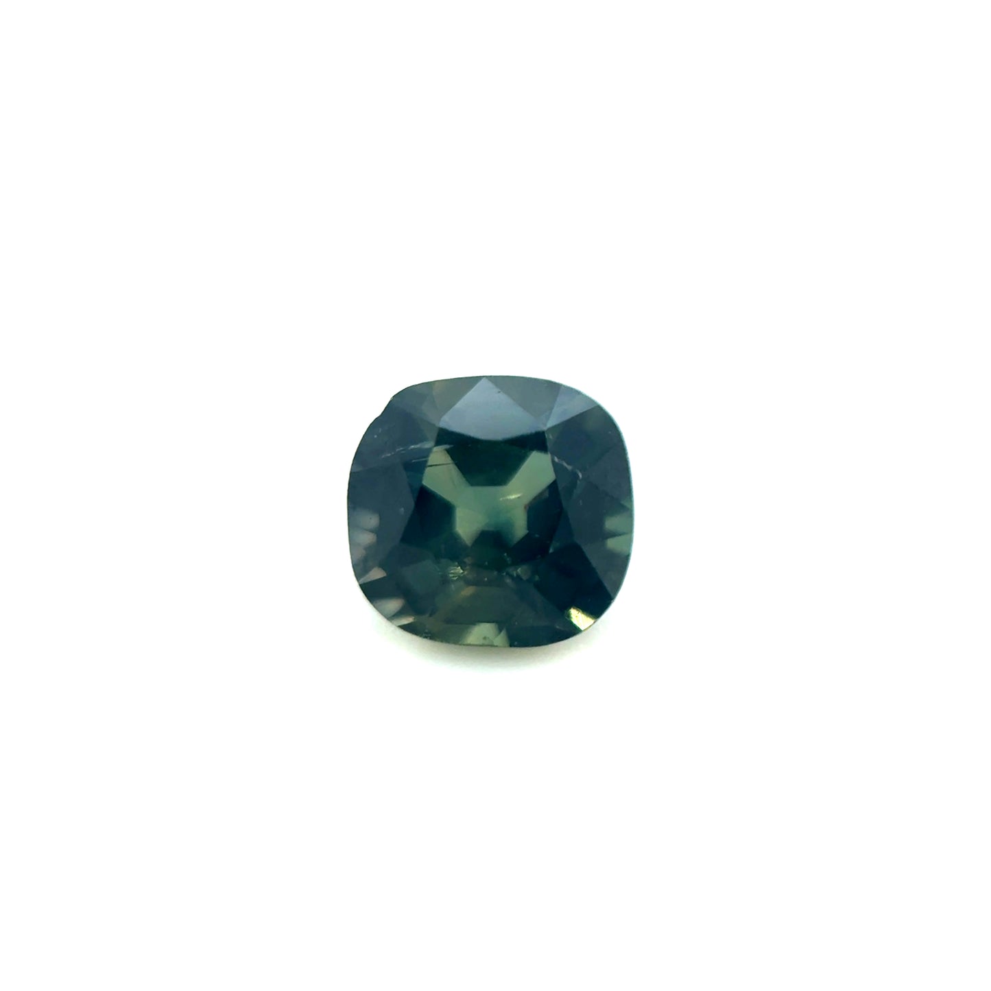 Saphir, Blau-Braun, Kissen, 0,74 ct.