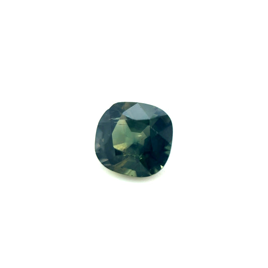 Saphir, Blau-Braun, Kissen, 0,74 ct.
