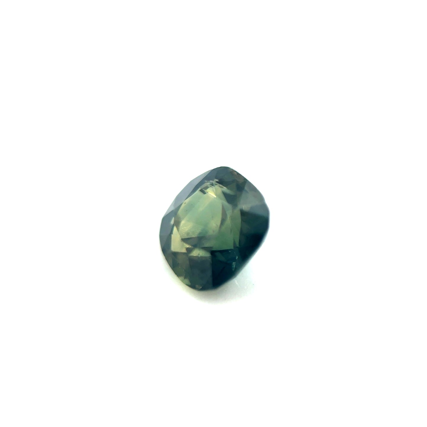 Saphir, Blau-Braun, Kissen, 0,74 ct.