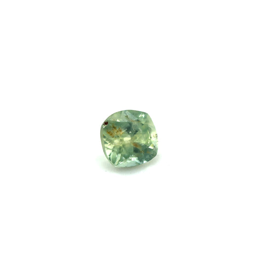 Saphir, Gelb-Grün, Kissen, 0,38 ct.