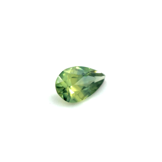 Saphir, Bicolor, Tropfen, 0,46 ct.