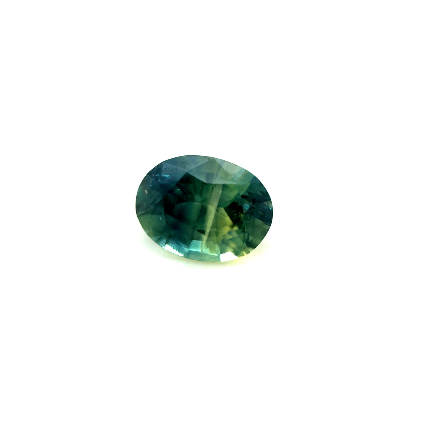 Saphir, Bicolor, Oval, 0,67 ct.