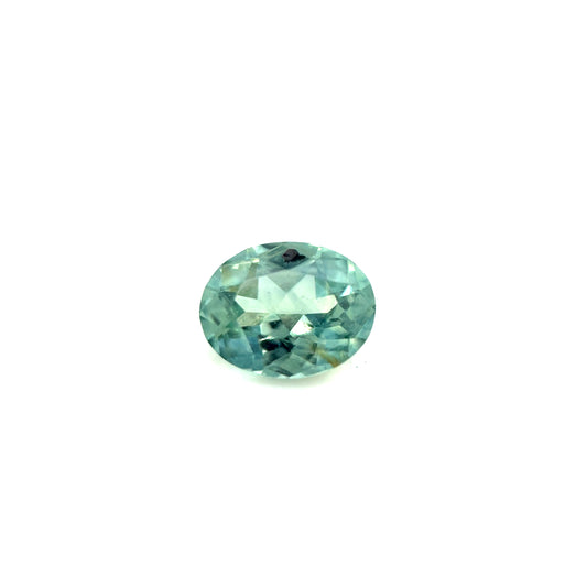 Saphir, Hellpetrol, Oval, 0,48 ct.