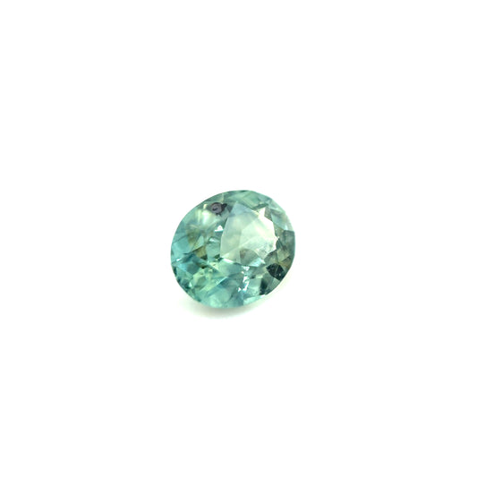 Saphir, Hellpetrol, Oval, 0,48 ct.
