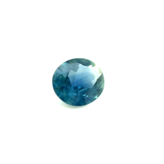 Saphir, Petrol, Oval, 0,84 ct.