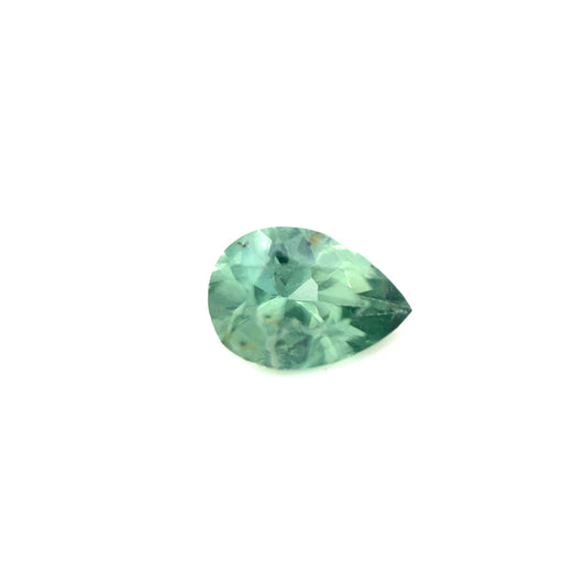 Saphir, Grau-Grün, Tropfen, 0,47 ct.