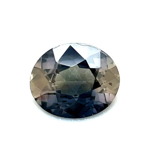 Saphir, Violett Grün, Oval, 0,74 ct., 6,1x5,1x2,9 mm