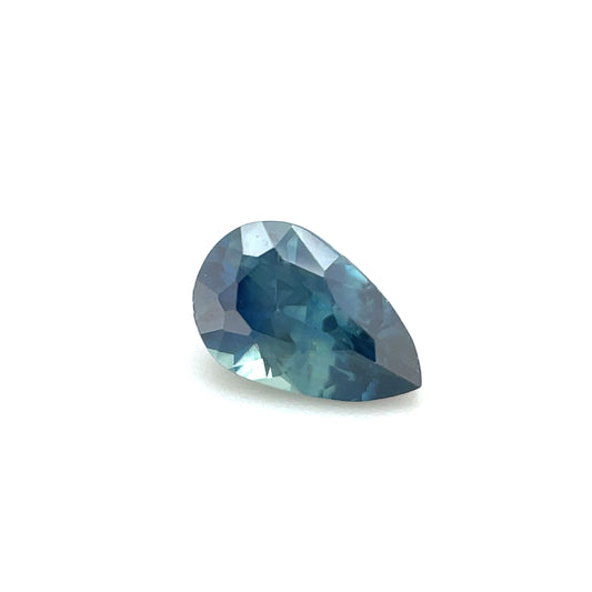 Saphir, Blau, Tropfen, 1,08 ct., 7,9x5,1x3,7 mm