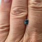 Saphir, Grün Blau, Kissen, 0,45 ct., 5,1x4,0x2,6 mm