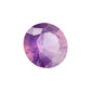 Saphir, Bicolor, Rund, 0,40 ct.