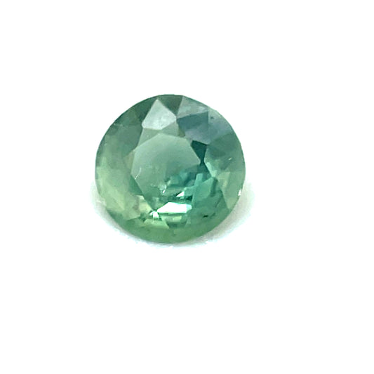 Saphir, Grün-Blau, Rund, 0,30 ct., 4,5x2,0 mm