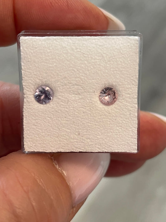Saphir, Rosa, Rund, 3,8-4,0mm, 0,26 ct