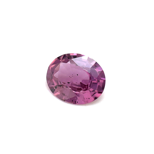 Saphir, Pink-Violett, Oval, 0,87 ct., 6,7x5,5x2,8