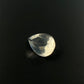 Rainbow Moonstone, Weiß, Tropfen, 0,84 ct
