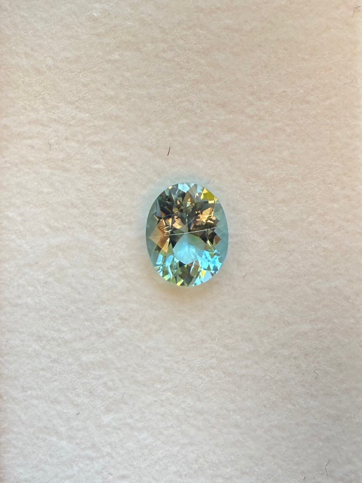 Aquamarin, Blau, Oval, 1,30 ct