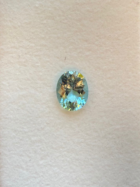 Aquamarin, Blau, Oval, 1,30 ct