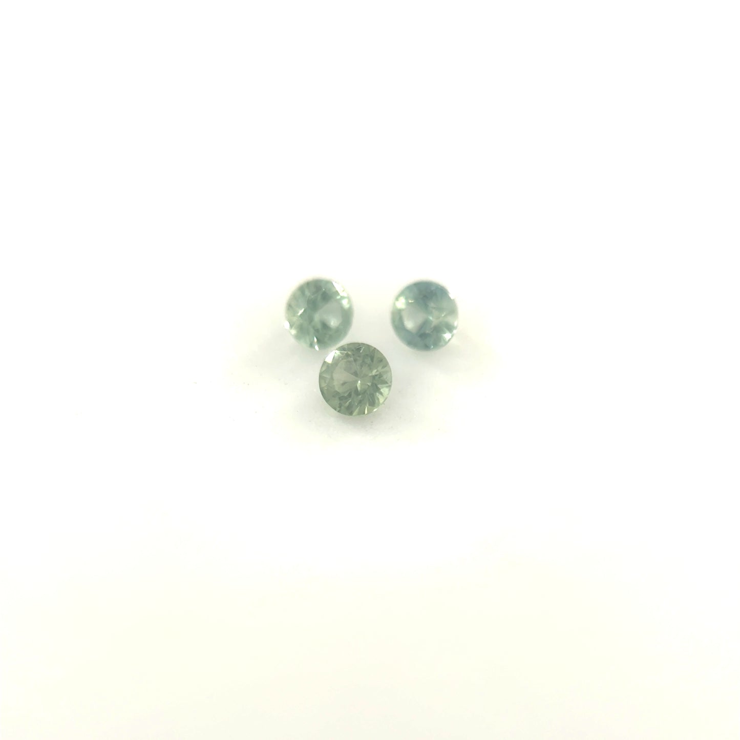 Saphir, Grün-Petrol, Rund, 0,02 ct, 1,8 mm