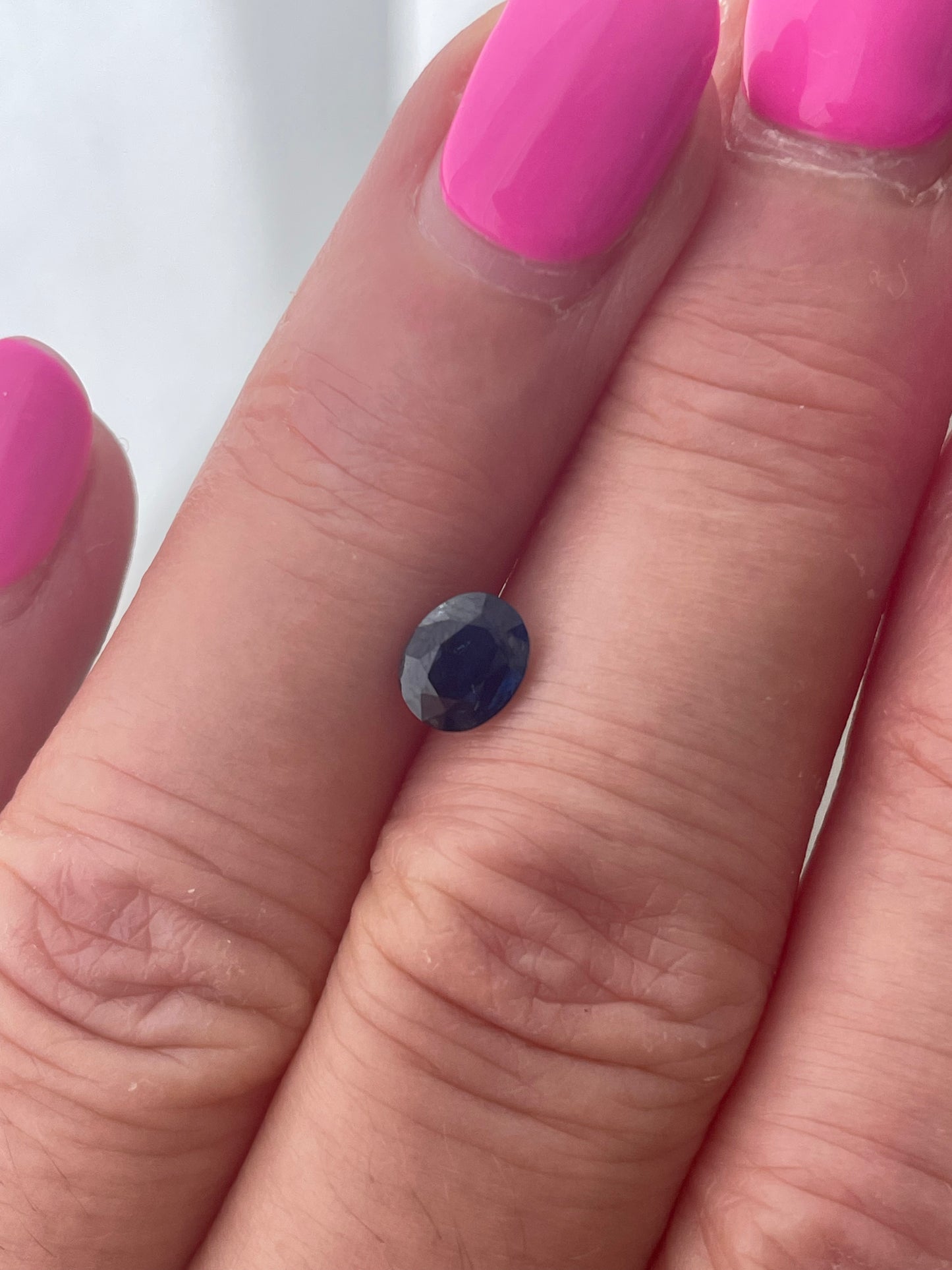 Saphir, Blau, Oval, 1,25 ct., 5,4x6,7 mm