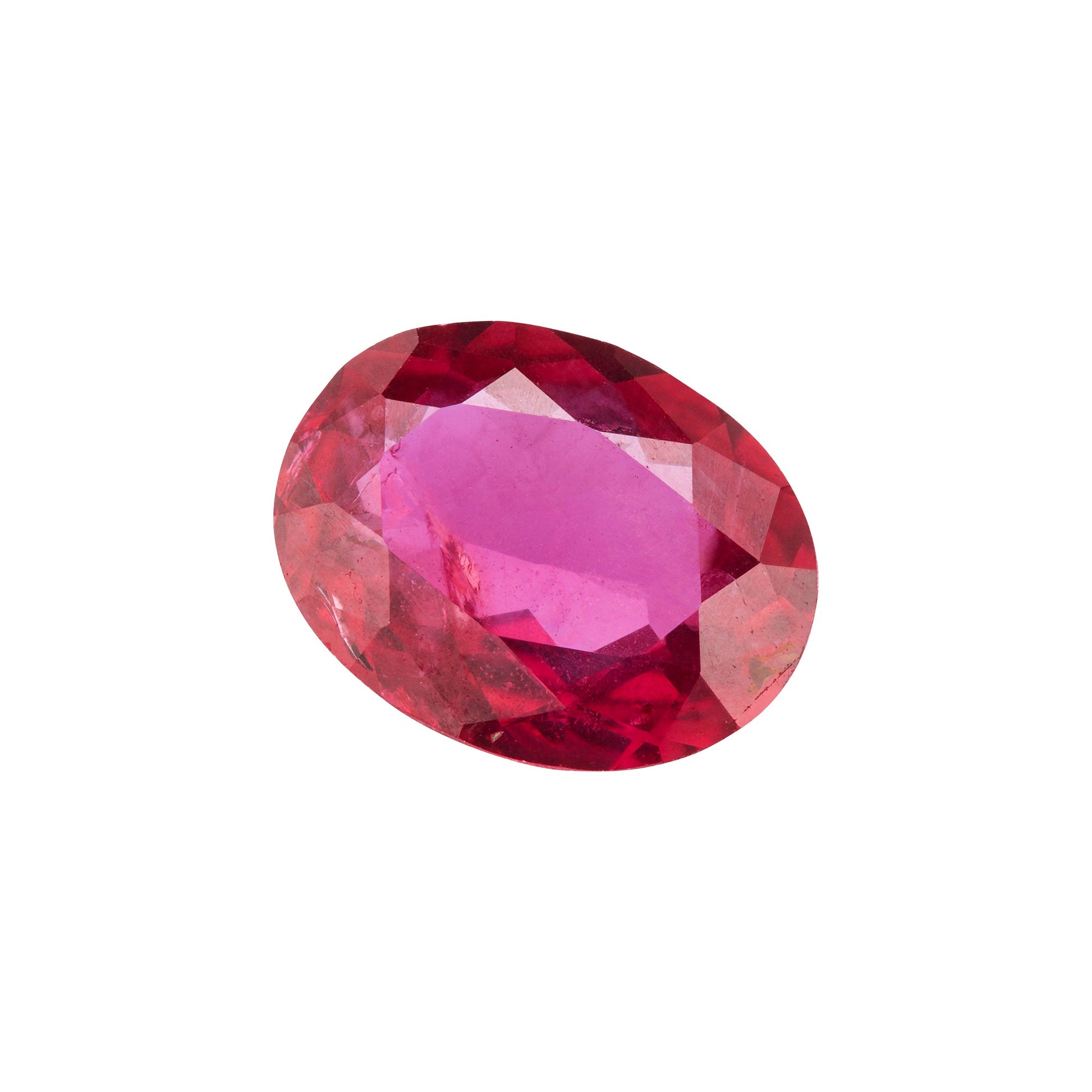 Rubin, Rot, Oval, 0,73 ct.