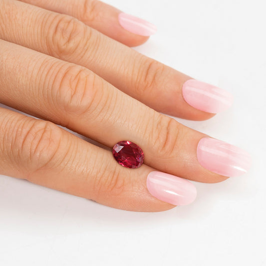 Rubin, Rot, Oval, 0,73 ct.