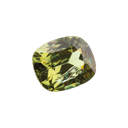 Demantoid, Grün, Kissen, 0,79 ct., 6,6x5,3x3,4 mm